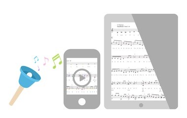 初心者向きハンドベル楽譜