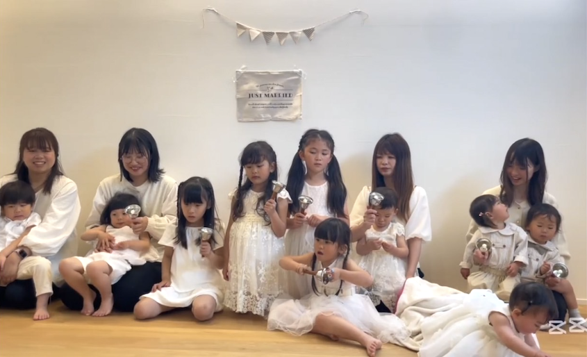 親子でハンドベル