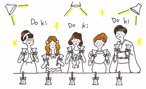 結婚式でハンドベル