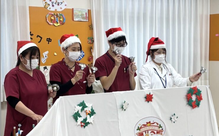 病院でハンドベル